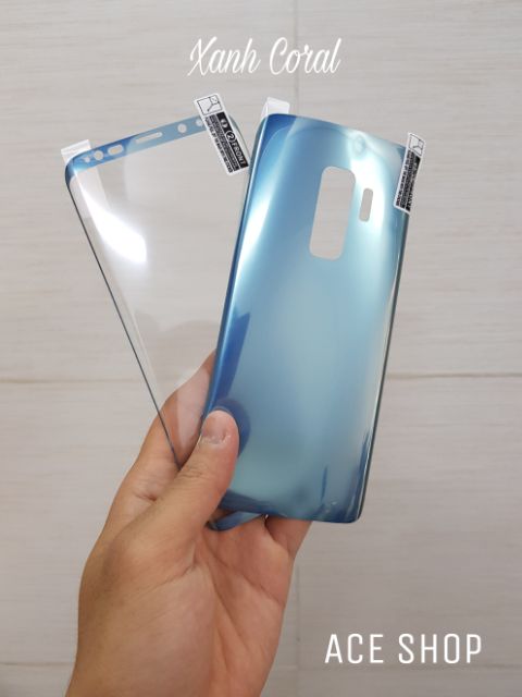 Dán S9 S9 Plus dạng cường lực dẻo ( mặt trước + mặt sau )