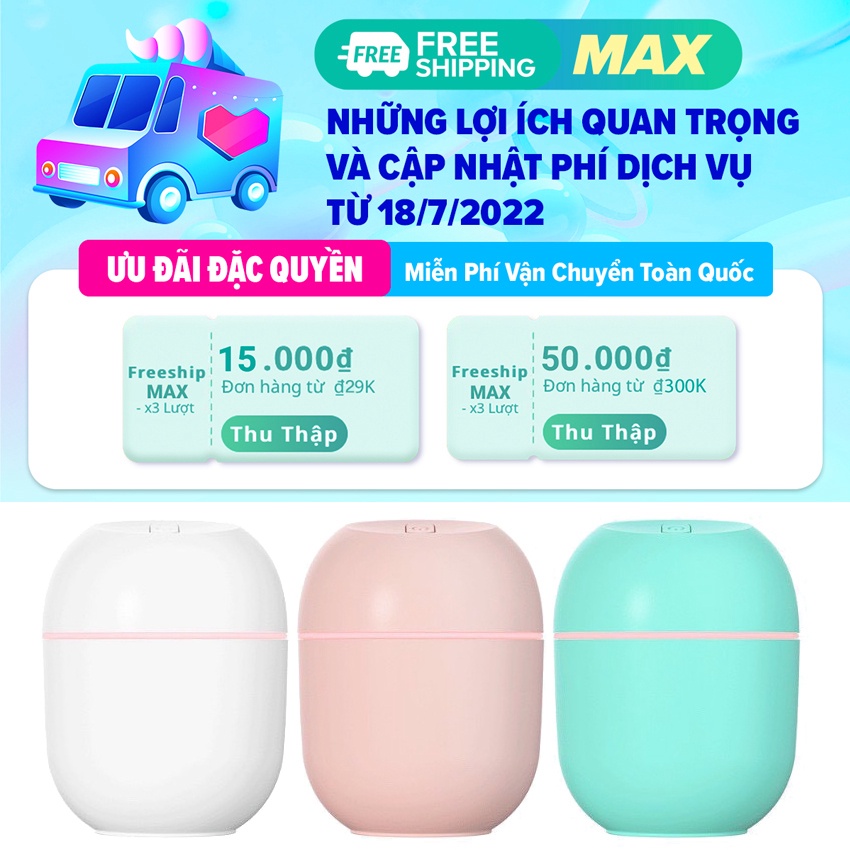 Máy Xông Tinh Dầu mini Khuếch Tán Phun Sương Dung Tích 250ml
