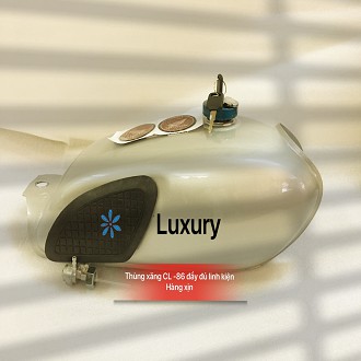THÙNG XĂNG CL 68 BẠC CÓ NẮP KHÓA HÀNG CAO CẤP PHỤ TÙNG Ô TÔ XE MÁY