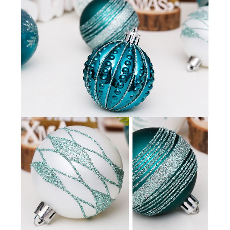 Set 30 Trái Châu Trang Trí Cây Thông Giáng Sinh / Năm Mới