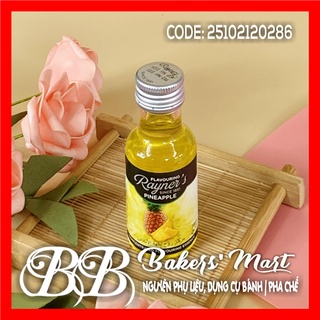 Hương mùi dứa khóm pineapple hiệu rayner's - chai 28ml