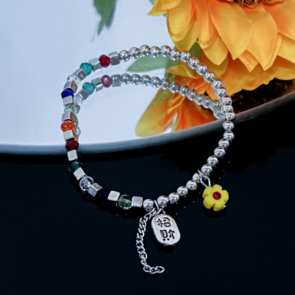 Vòng Tay Chuỗi Hạt Phong Cách Harajuku Cổ Điển Thời Trang