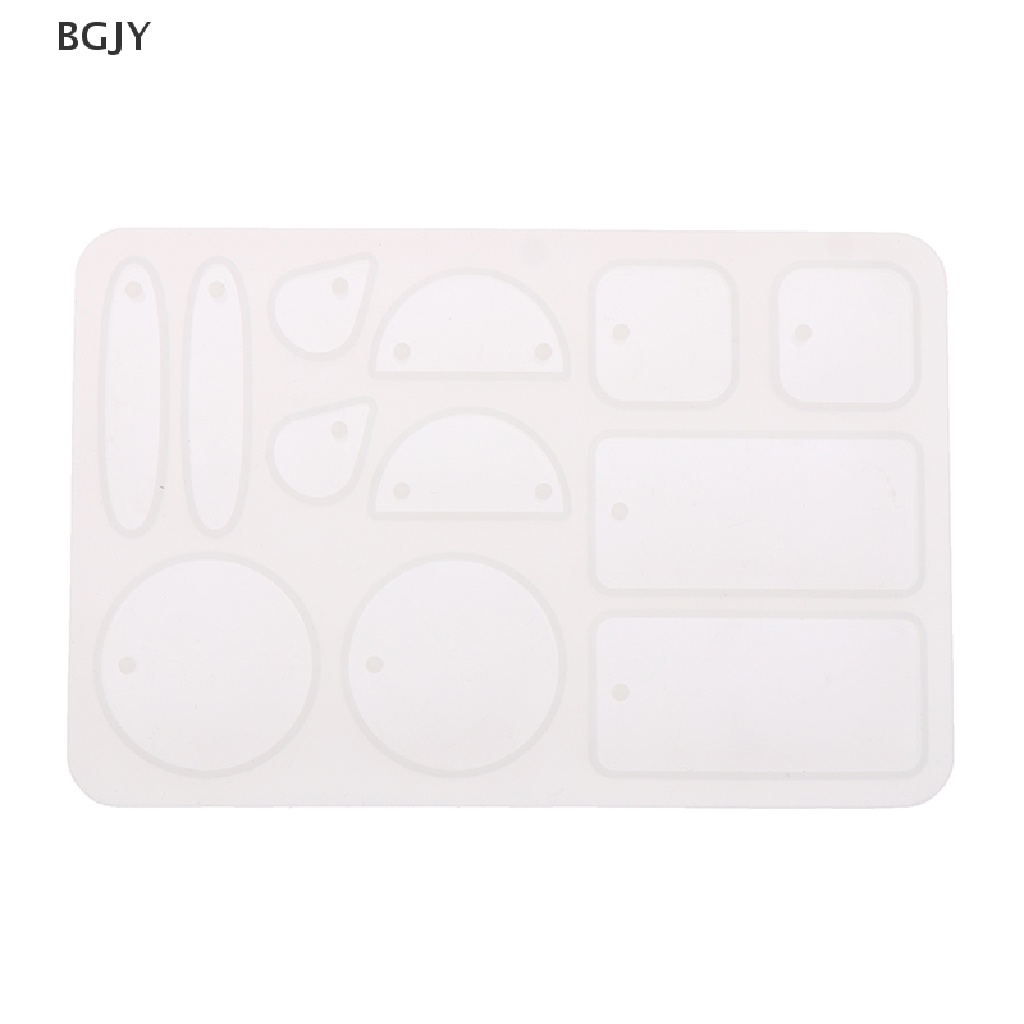 BGJY Silicone Earring Pendant Resin Mold Casting Mould Tool DIY Epoxy Making NEW