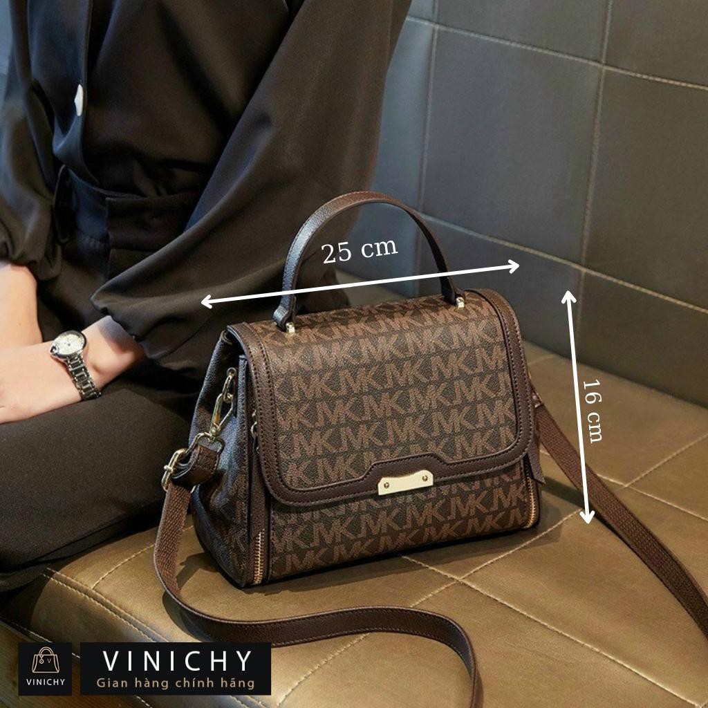 Túi quai xách nữ, đeo chéo, túi đi chơi, đi học VINICHY, da đẹp, thời trang cao cấp size 24cm HA099