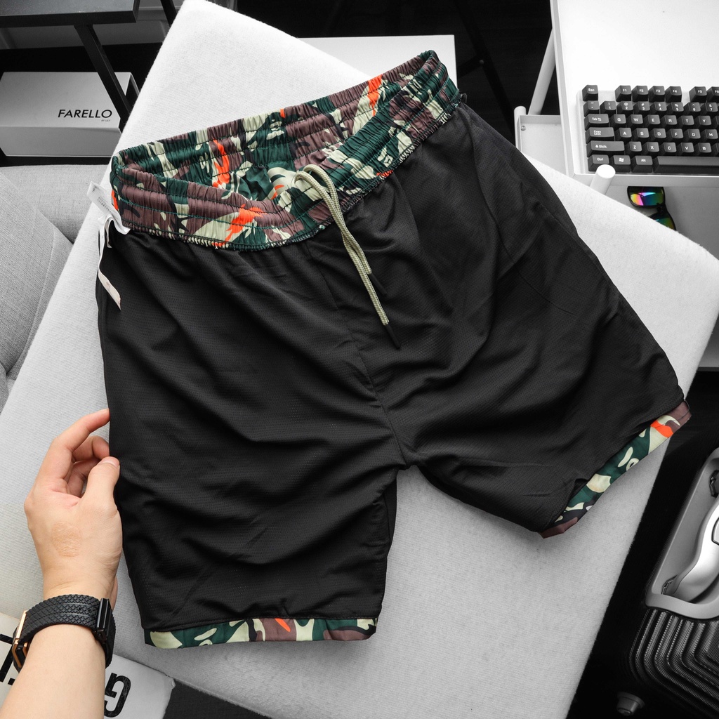 Quần short dù 2 lớp 2021