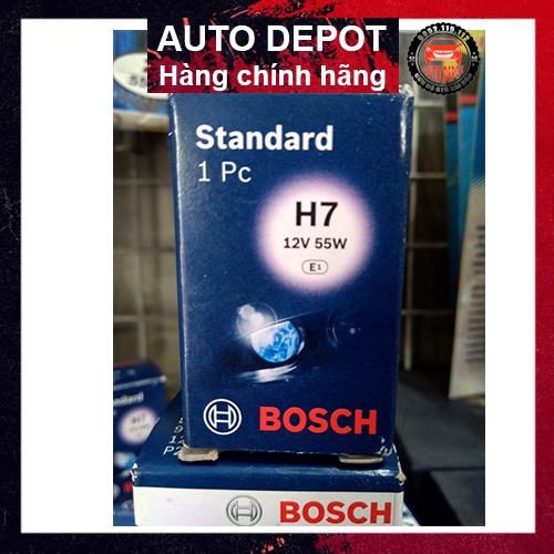 Bóng đèn Halogen chính hãng  Bosch H7 12V55W 0986AL1524 HD4 tem chống hàng giả
