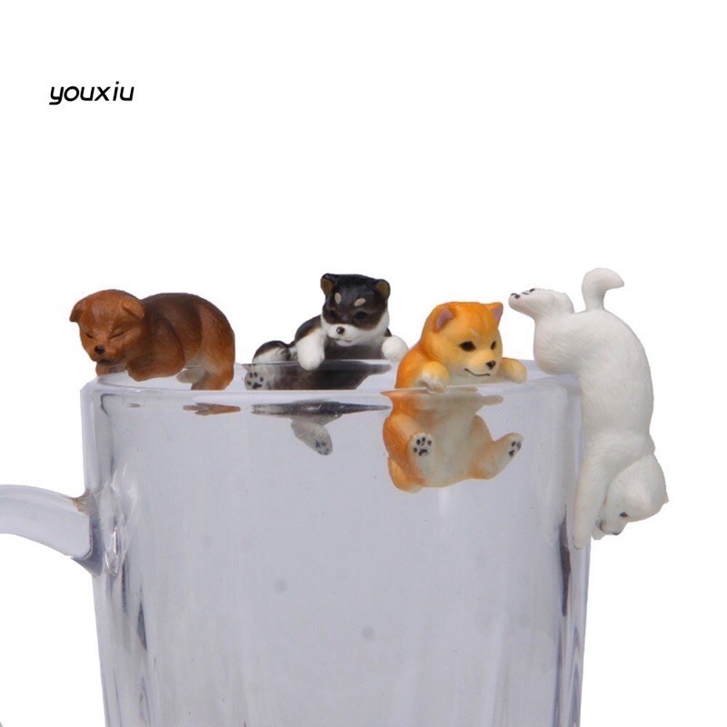 Mô hình chó Shiba cute 4 con