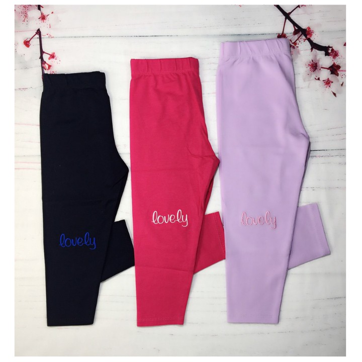 Quần leggin bé gái đẹp từ 8-18kg - Chất thun cotton mềm mịn -Tomchuakids