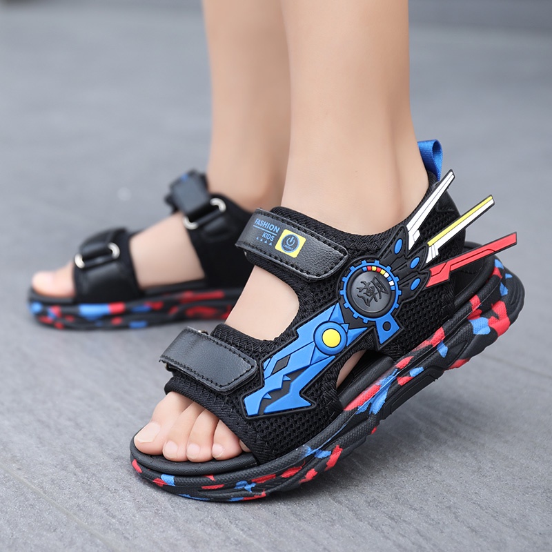 Giày sandal siêu nhẹ chống trượt thời trang mùa hè cho bé trai đi biển