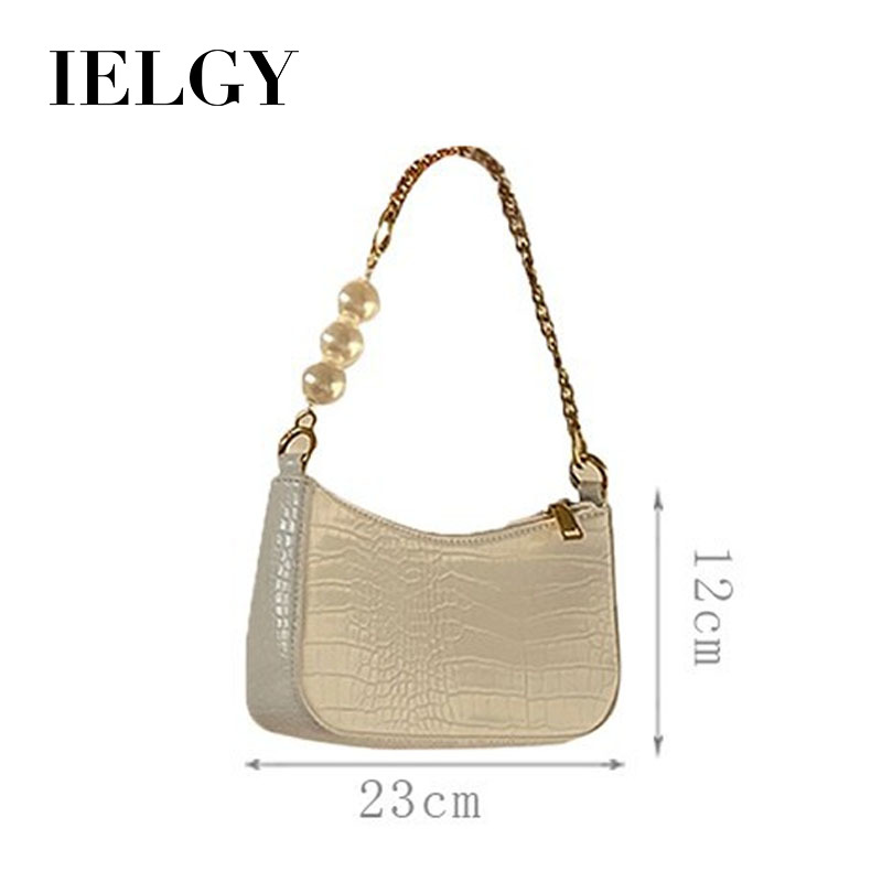 Túi đeo vai IELGY họa tiết vân da cá sấu thời trang sang trọng cho nữ