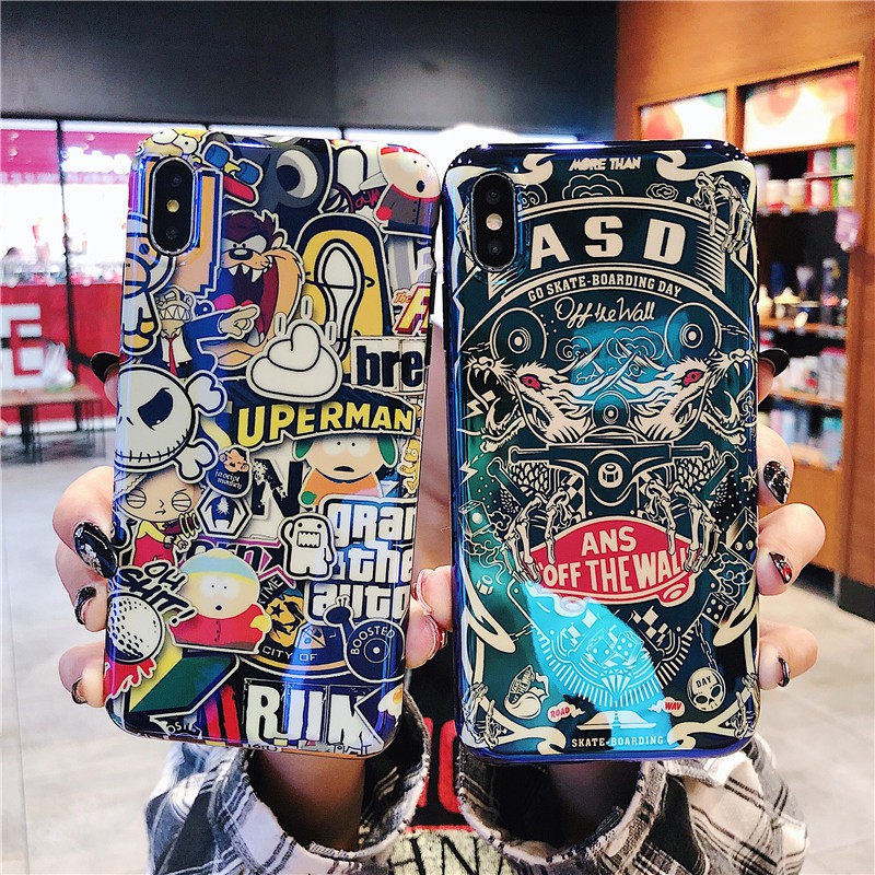 Ốp lưng hoạ tiết sáng tạo dành cho iPhone 6/6s plus 7/8 plus X/Xs Max/XR 11Pro max | BigBuy360 - bigbuy360.vn