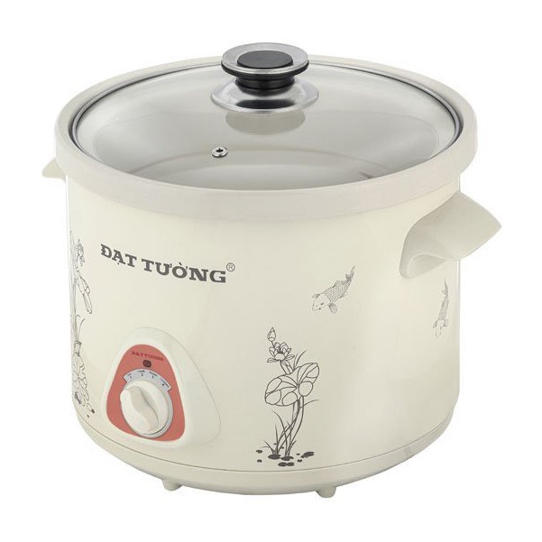 Nồi hầm cháo chậm cho bé FUJIKA FJ-KC2.5L dung tích 2.5 lít màu ngẫu nhiên nắp kính - Chính hãng BH 12 tháng