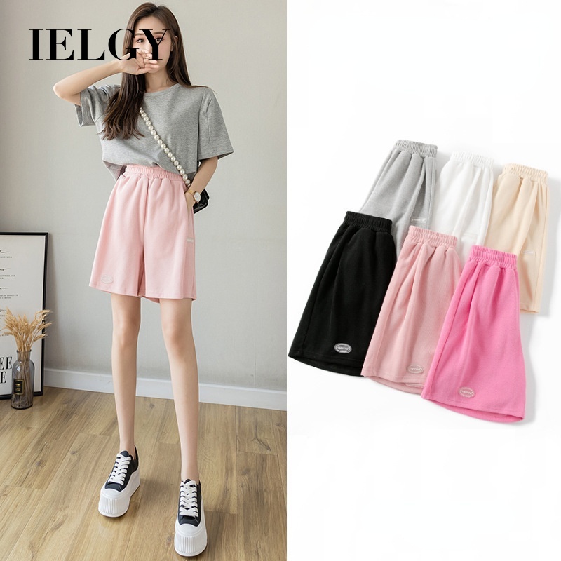 Quần Short Thể Thao Mỏng Lưng Cao Ống Rộng Thời Trang Mùa Hè Cho Nữ