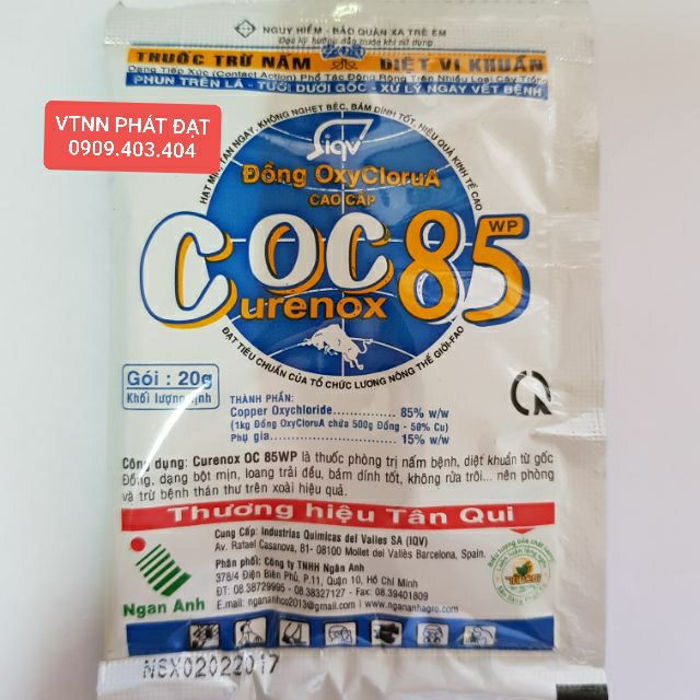 Thuốc trừ bệnh Coc 85 WP (gói 20g)