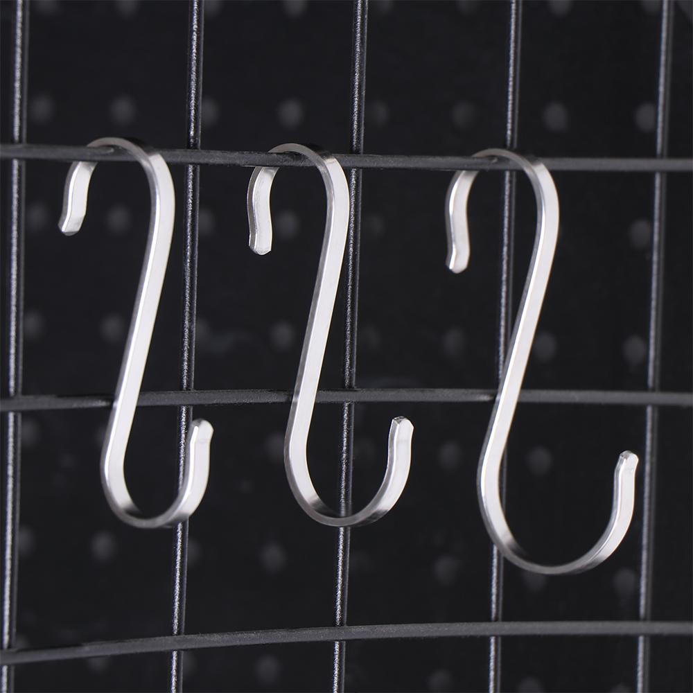 Set 5 Móc Treo Đồ Hình Chữ S Bằng Thép Không Gỉ Chất Lượng Cao