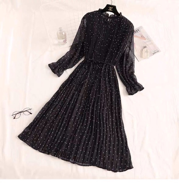 Váy bầu suông dáng dài chất voan 40-70kg Kèm video