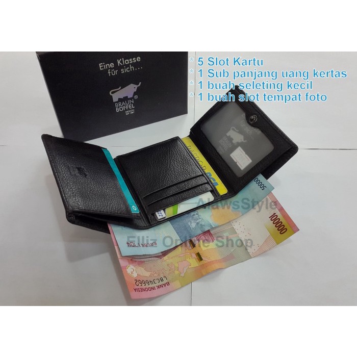 Ví gấp nhỏ gọn Braun Buffel 591 3 M6I6 chất lượng cao