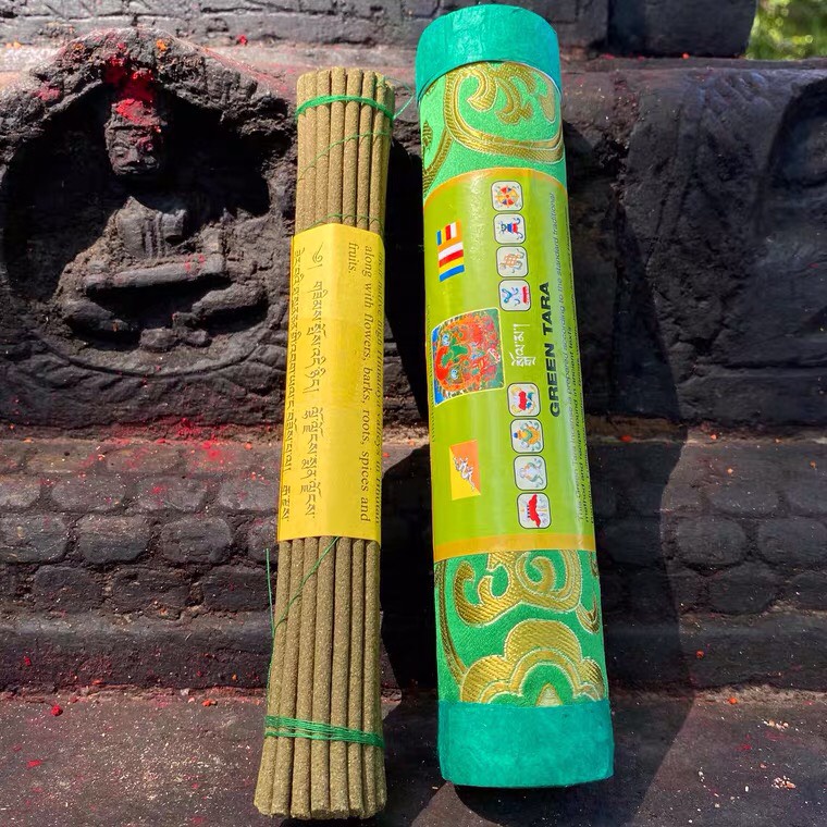 Nhang nén Bổn Tôn Himalayan ống bọc vải