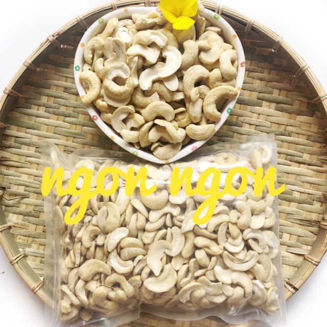 Hạt điều tươi loại vỡ - Hút chân không, nấu sữa, làm bánh