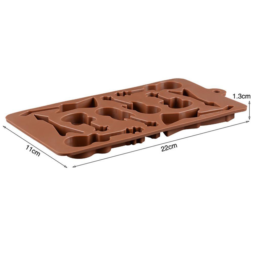 Khuôn Silicone Tạo Hình Đàn Ghita Trang Trí Bánh