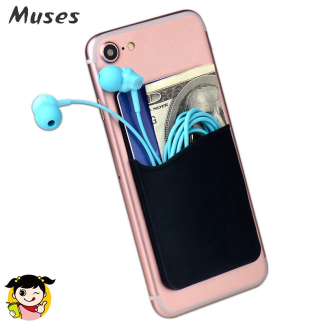 Muse07 Túi silicon đựng tiền gắn ốp lưng