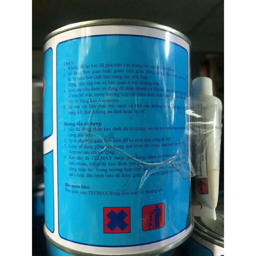 Keo dán đá 2 thành phần siêu cứng siêu bền TEEMAX   chuyên dụng