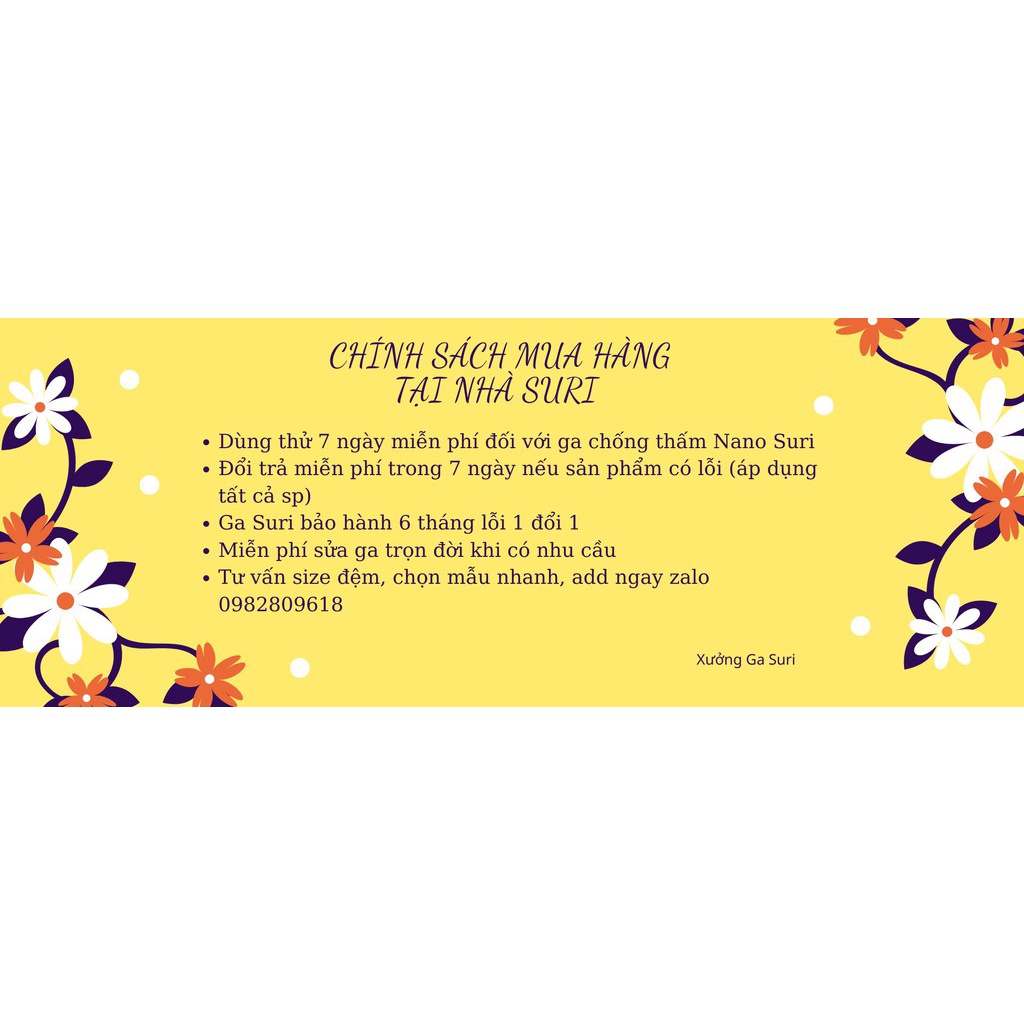 Ga Chống Thấm Cotton Nano suri, Hươu cc | BigBuy360 - bigbuy360.vn