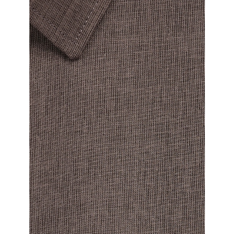 Áo Sơ Mi Nam Dài Tay Owen AS23366D Somi Công Sở Cao Cấp Màu Nâu Đậm Melange Dáng Ôm Không Túi Vải Cafe Mềm Mát Khử Mùi | BigBuy360 - bigbuy360.vn