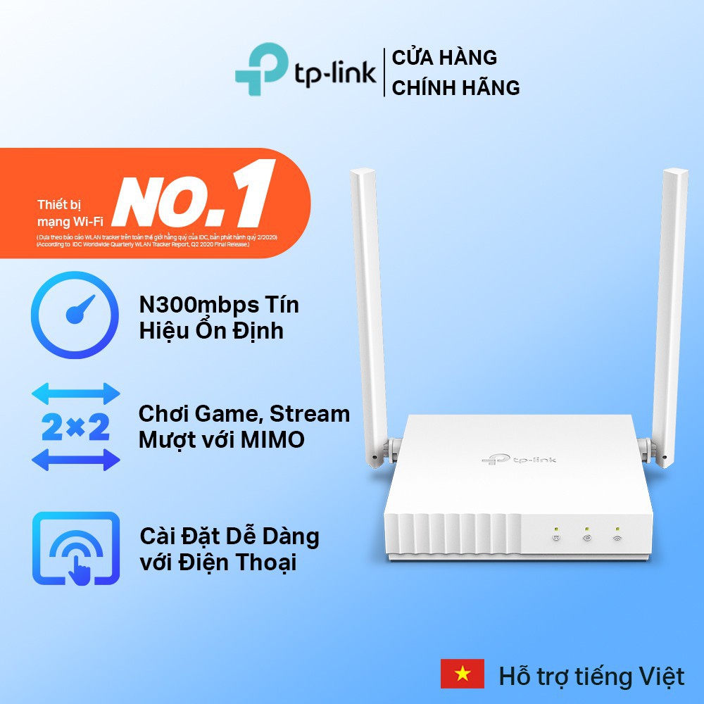 Bộ phát wifi Tp Link TL-WR844N đa chức năng 4in1 chuẩn N 300Mbps. Chính hãng, BH 24 tháng