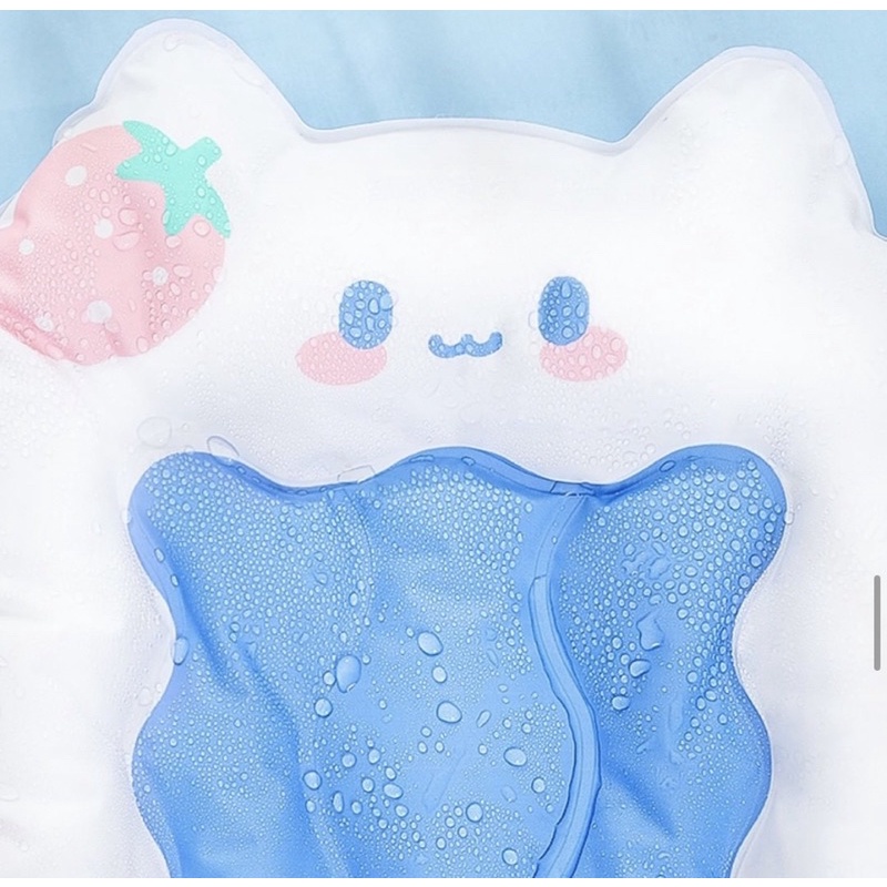 Đệm mát mùa hè cho thú cưng/ Đệm gel mát mèo dâu BECHON