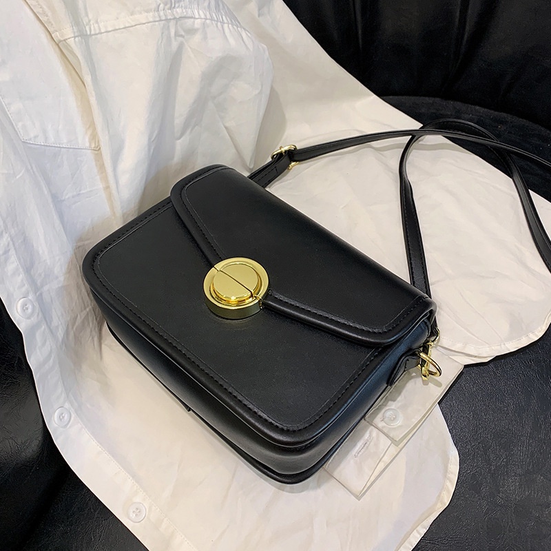 Túi Đeo Chéo Hình Vuông Nhỏ Màu Khối Cao Cấp Phong Cách Hàn Quốc Cho Nữ