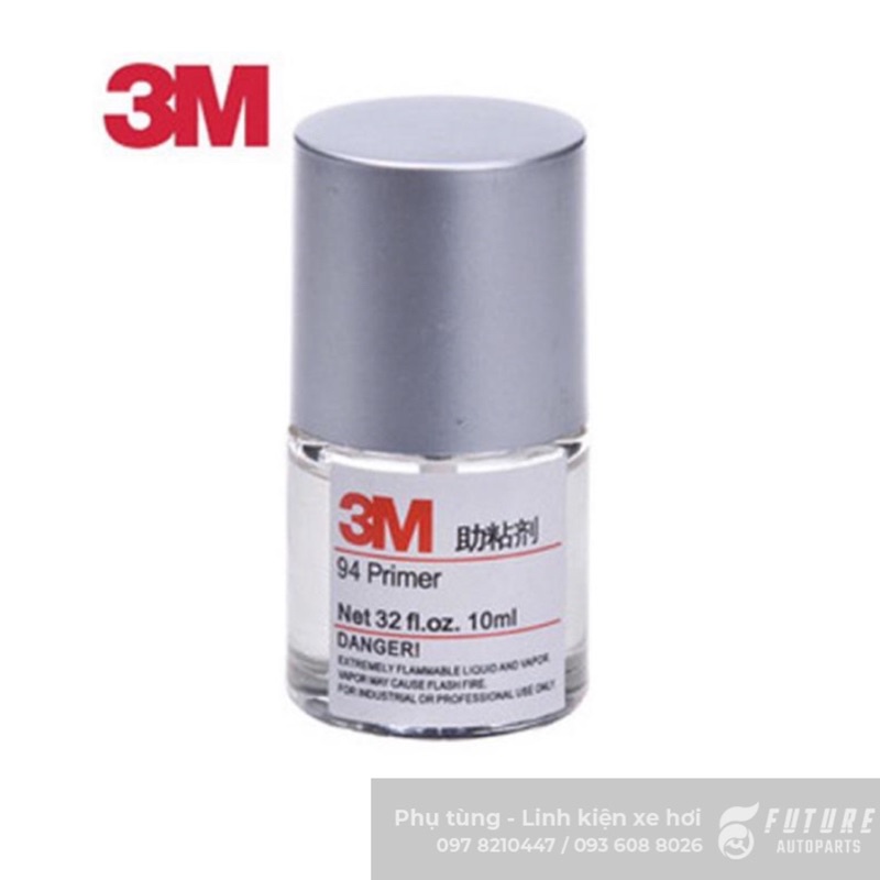 Lọ dung dịch keo nước trợ dính 3M primer 94 dung tích 10ml - Future Autoparts