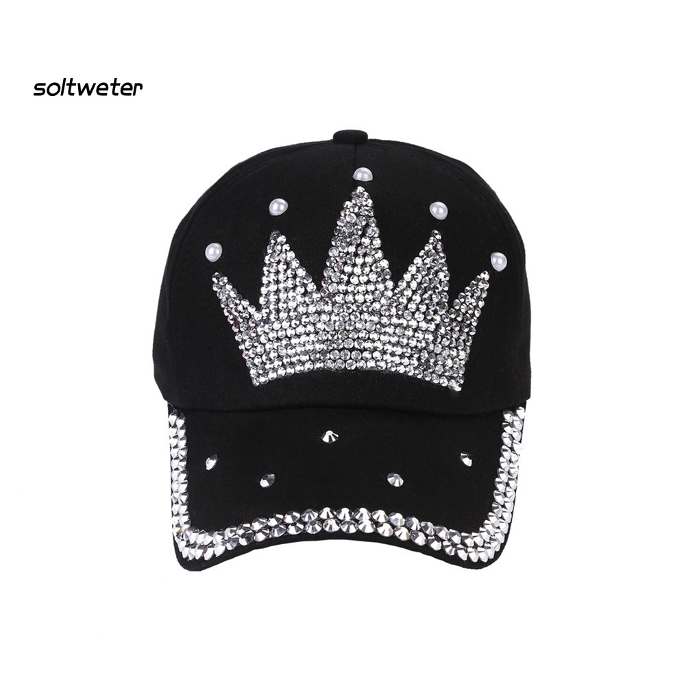 Nón Lưỡi Trai Đính Đá Hình Vương Miện Thời Trang