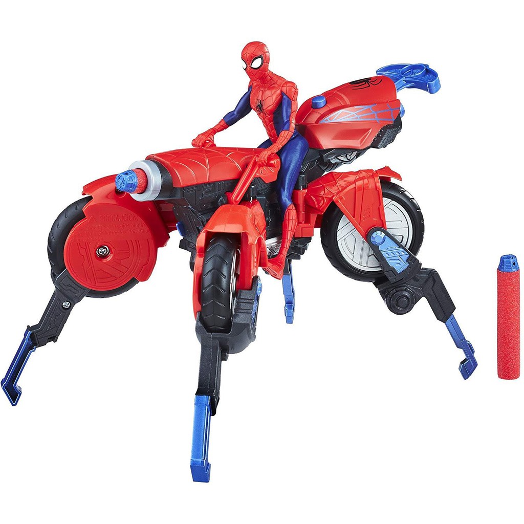 Mô tô Người Nhện Spider-Man 3-in-1 Spider Cycle with Spider-Man Figure