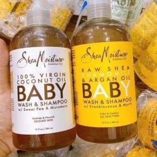Sữa tắm +gội Shea Moisture cho bé từ sơ sinh 2025
