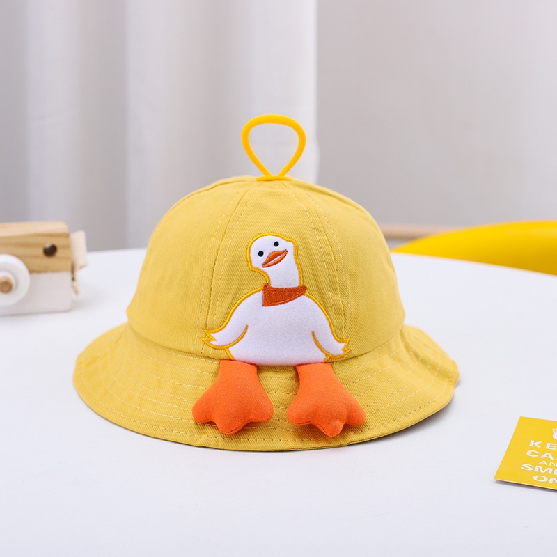 PVN47438 Mũ, Nón Rộng Vành Phối Hình Vịt Ngộ Nghĩnh Đáng Yêu Hợp Thời Trang Cho Bé Giá Rẻ