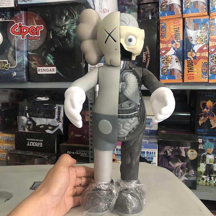 Mô hình Kaws OriginaFake giải phẫu Đứng - Xám 37cm - Figure Kaws