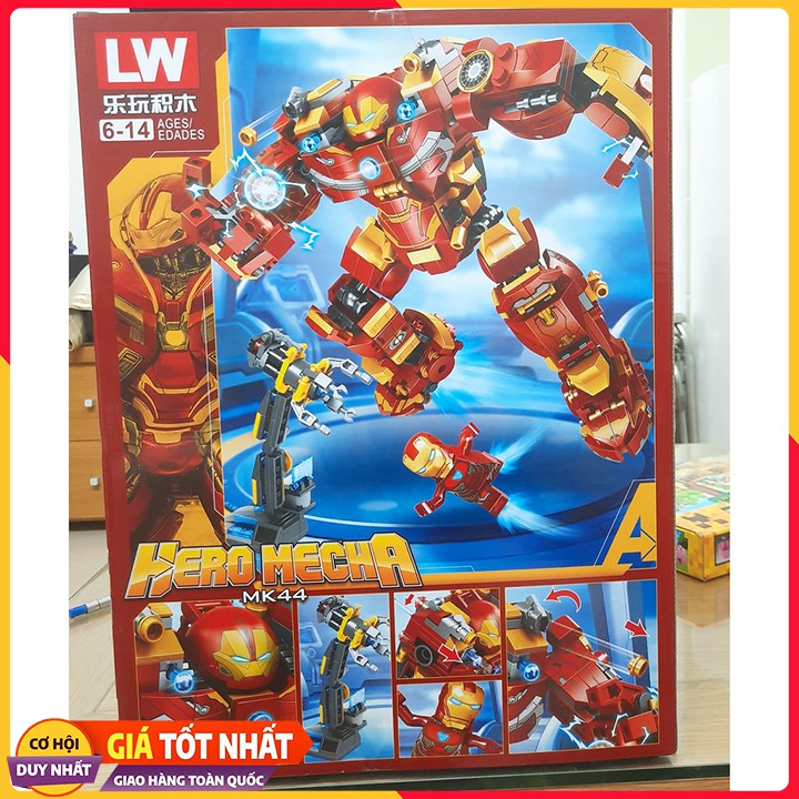 Bộ Xếp Hình Lego Ninjago Iron Man 2018/568 Chi Tiết. Lego Xếp Hình Đồ Chơi Thông Minh Cho Bé.