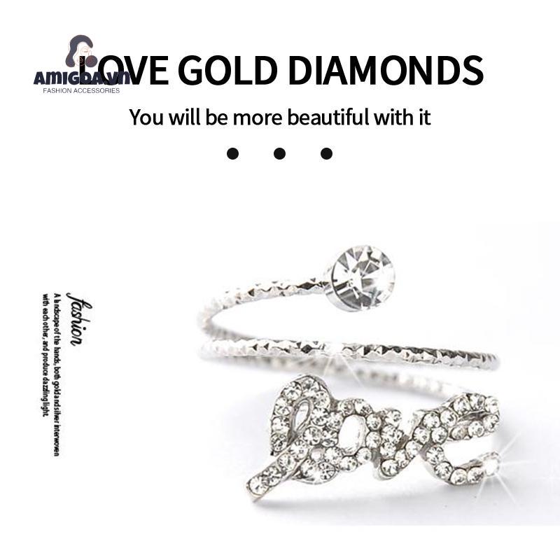 Bộ Nhẫn Mở Đính Ngọc Trai Đơn Giản Thời Trang