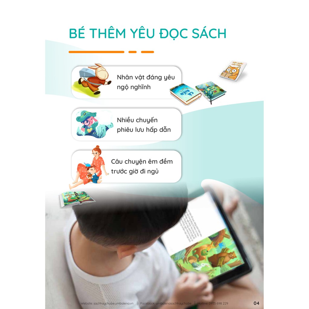 Toàn Quốc [E-Voucher/Voucher Giấy] Umbalena_Gói Anh Việt 1 năm_Ứng dụng đọc sách dành cho trẻ em