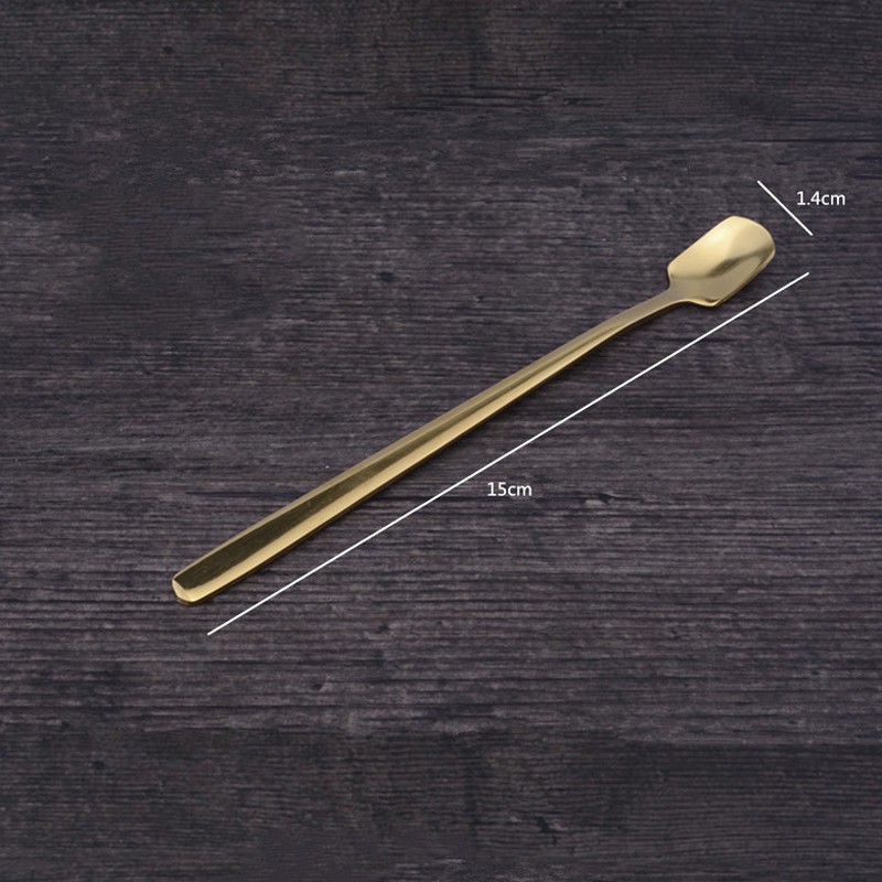 Muỗng khuấy cà phê tay cầm dài bằng thép không gỉ chất lượng cao | BigBuy360 - bigbuy360.vn