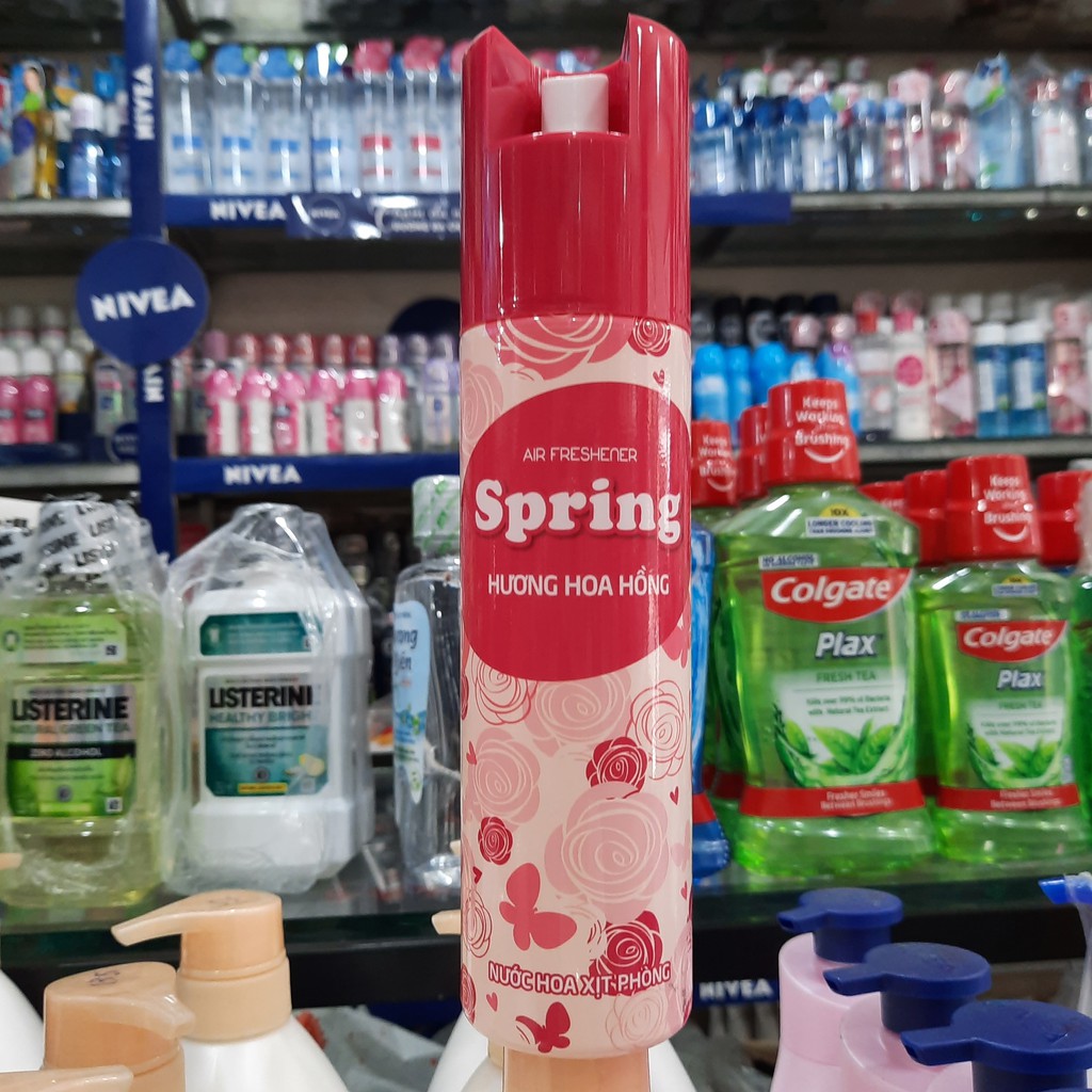 Xịt phòng Spring hồng phấn 280ml