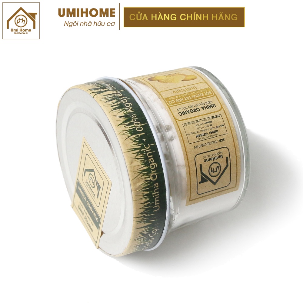 Bột Khoai Tây đắp mặt hữu cơ UMIHOME nguyên chất 135g dưỡng da trắng hồng, mịn màng hiệu quả