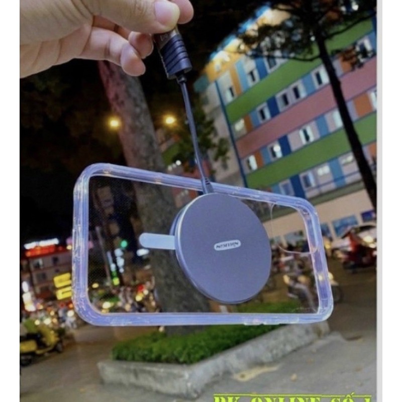 Ốp lưng likgus hỗ trợ sạc sạc ko dây táo IP12 mini/12/12 pro/12 Pro Max