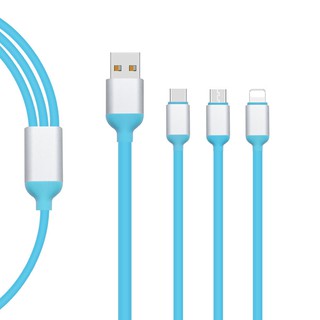 Dây Cáp Sạc Usb Loại C 3 Trong 1 Cho Android/Iphone/Letv