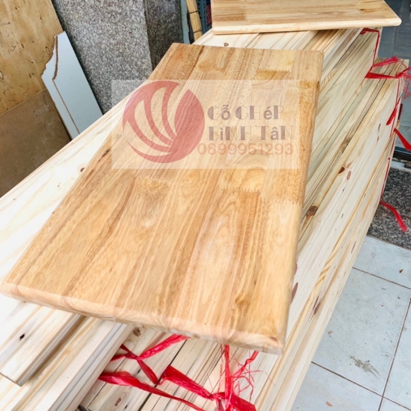 [[gỗ 18mm]] gỗ làm bàn phủ keo bo góc tròn 50cm*120cm dày 18mm