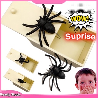 ☼WT Magic Scary Spider/Mouse/Scorpion Prank Box Joke Gag Trick Play Kids Adult Toy