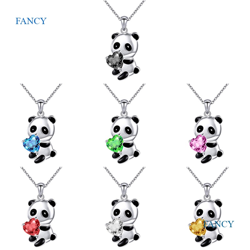 Vòng cổ Mặt Gấu Trúc Đính Đá Dễ Thương