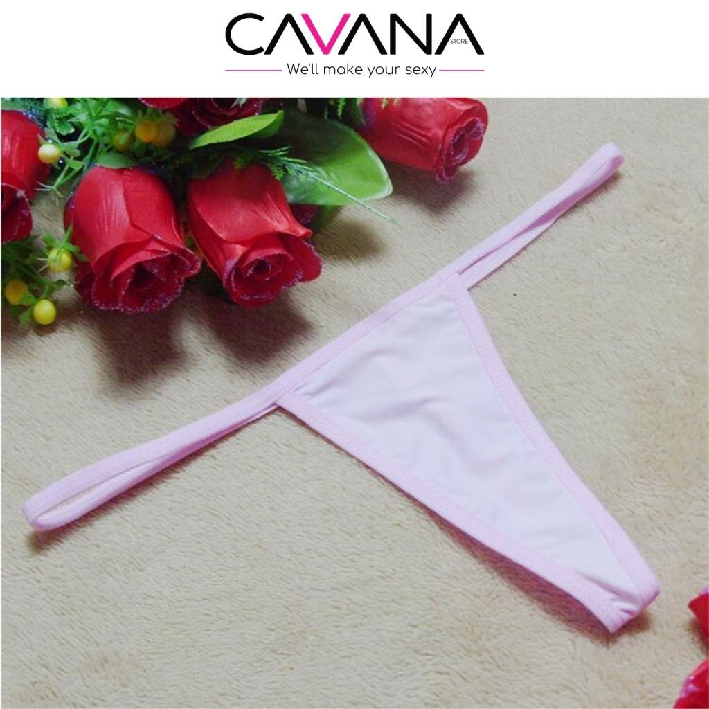 Quần lọt khe nữ, quần lót nữ cao cấp sexy quyến rũ 100% cotton kháng khuẩn trơn Q16 - CAVANA STORE