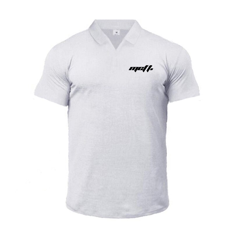 Áo thun polo ngắn tay bằng cotton kiểu dáng đơn giản thời trang mùa hè dành cho nam